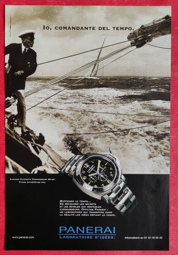 Publicité presse montre - de,