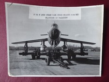 PHOTO AVION AIRCRAFT REPUBLIC F-84F THUNDERSTREAK SAINT DIZIER 1956 ARMEE AIR