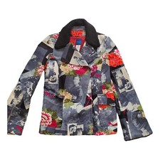 Veste graphique imprimée vintage Kenzo Jeans pour femme Année 90