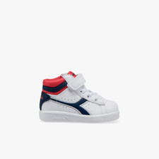 Chaussures Diadora Enfant Game P High TD 101.173764 01 C7036 Blanc Bleu