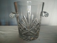 SEAU A CHAMPAGNE EN CRISTAL.