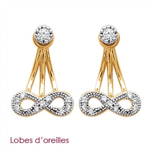 Boucles oreilles dessous de - d'oreilles,