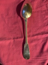 Cuillère de Service à ragoût - Modèle Uniplat en métal argenté -28 cm