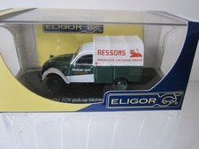 1/43 ELIGOR CITROËN 2CV PICK-UP bâchée LAITERIE DE RESSONS transport de lait