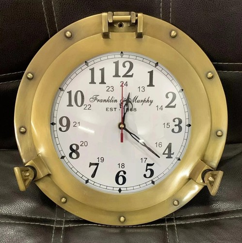 Horloge murale nautique - , 12"