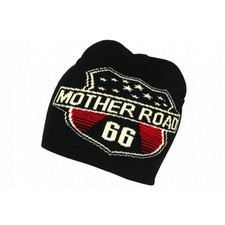 Bonnet Route 66 Rouge Noir