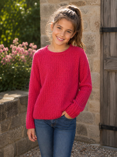 Pull fille ikks ans laine - ikks,
