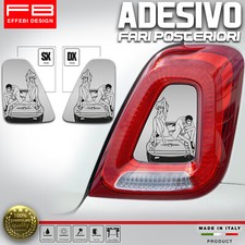 Adhésifs Stickers Fiat 500 Abarth 595 695 Courses Phares Phare Carbone Look Mise