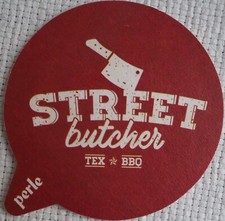 sous bock bière brasserie PERLE - STREET BUTCHER - (67)