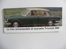 Petite brochure TRIUMPH la