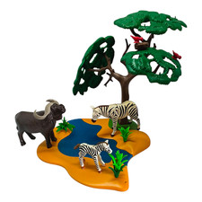 sympa rivière avec buffle +