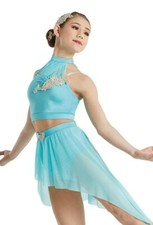 NEW FIGURE ICE SKATING BATON TWIRLING DRESS COSTUME DANCE COMPETITION SHOW 