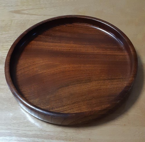 Plateau rond japonais bois - plateau, en