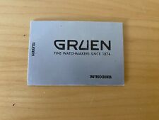Montre Garantie GRUEN Garantie
