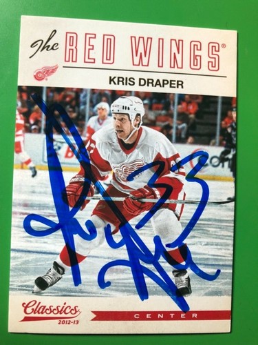 Detroit red wings kris - detroit, draper