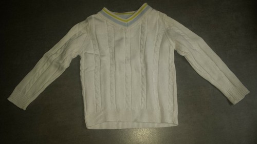 Jacadi ans pull blanc - 4,