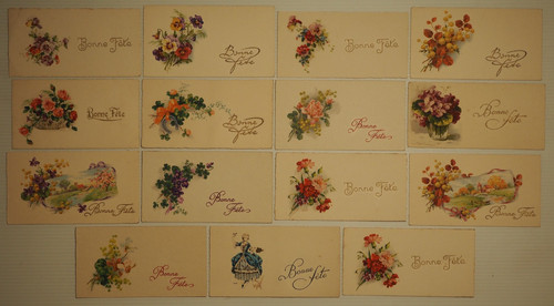 Lot petites cartes de - petites,