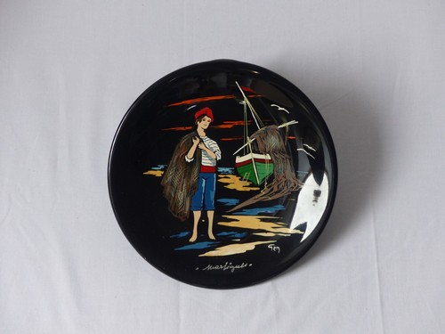 Assiette céramique vintage - céramique,