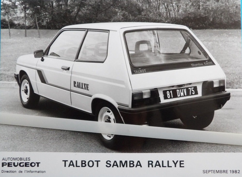 Photo presse peugeot talbot - photo,