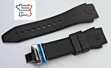 BEUCHAT SILICONE ;22 mm ;bracelet montre; BOUCLE DEPLOYANTE PAPILLON;NEUF / 34-1