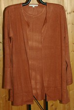 Gilet long manches évasées