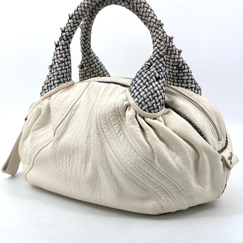 Fendi spy bag white - bag, leather