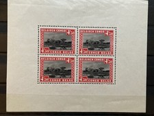 Bloc Timbres Belgisch Congo -