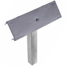 Support gris plat individuel - PZ1 H = 400 mm