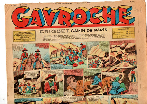 Gavroche hebdomadaire - gavroche, n°54.