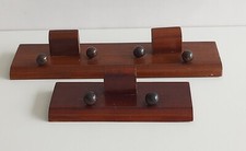 2 supports bois cadre photos vintage