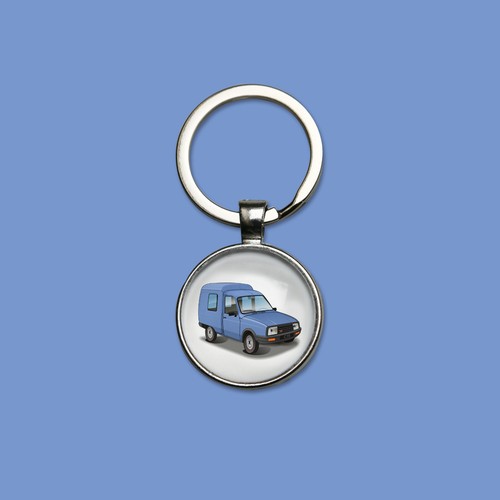 Porte clés citroën c15 bleu - citroën,