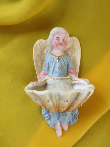 Ancien benitier biscuit - ancien,