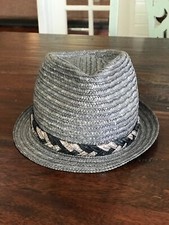 Vintage Straw Fedora made in