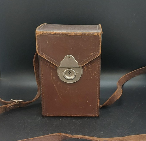 Vintage hard leather - hard, brown