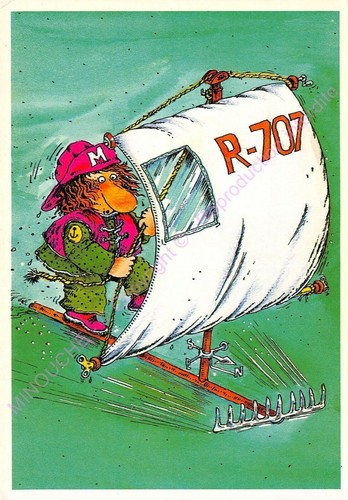 Carte postale illustration pef - carte,