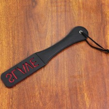 Cuir Double Couche Paddle Fissage SLAVE Flogger BDSM Bondage Femmes Whip Esclave