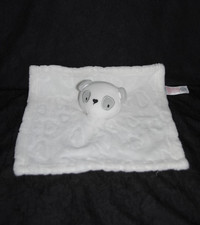 🐼 Doudou plat panda blanc