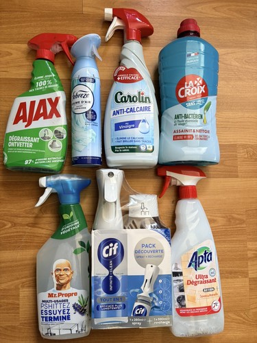 Lot produits ménagers - produits,
