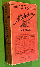 Guide Michelin Rouge 1958  - Etat très correct.