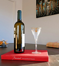Cristal Baccarat, Elbeuf. Un verre à vin rouge / blanc N°4. H16,9cm. Estampillé.