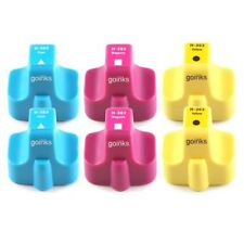 6 C/M/Y Cartouches d'encre pour HP Photosmart C7180 C7183 C7185 C7200 C7250