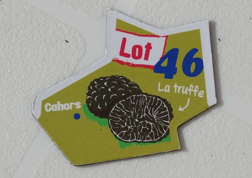 Magnet gaulois lot - 46, carte