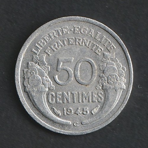 Centimes france 1945 at - 50,