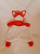 Doudou Plat renard orange
