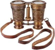 Télescope binoculaire monoculaire en laiton vintage lunette de visée nautique...