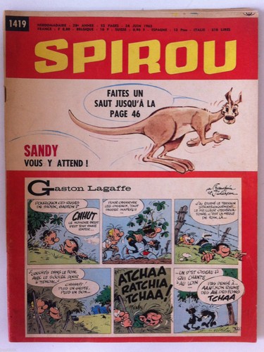 Spirou 1419 avec le mini - c)spirou,