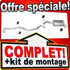 Ligne pot d'échappement pour