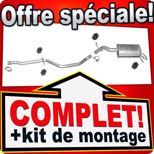 Ligne pot échappement pour - ligne,