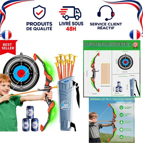 Arc flèches enfants - flèches, led