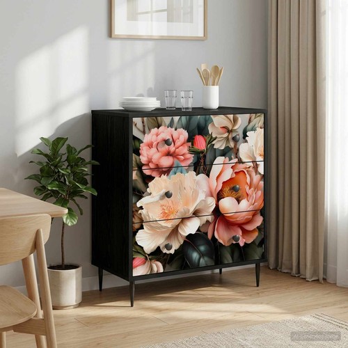 Commode avec tiroir - , chêne